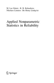 Applied nonparametric statistics in reliability