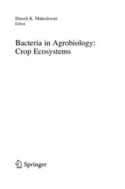 Bacteria in agrobiology crop ecosystems
