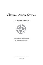 Classical Arabic stories an anthology