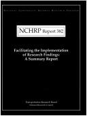 Facilitating the implementation of research findings a summary report