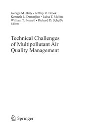 Technical challenges of multipollutant air quality management
