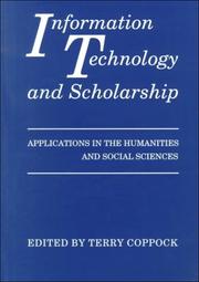 Information technology and scholarship applications in the humanities and social sciences