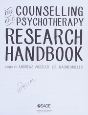 The Counselling and psychotherapy research handbook