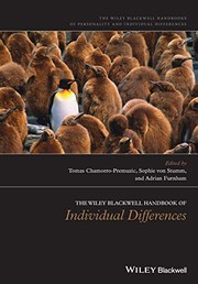 The Wiley Blackwell handbook of individual differences