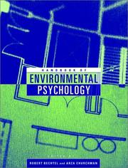 Handbook of environmental psychology