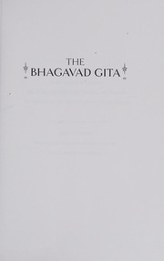 The Bhagavad Gita a new translation