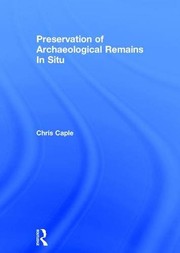 Preservation of archaeological remains in Situ