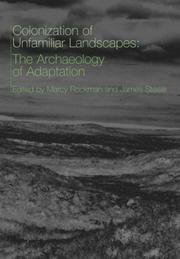 Colonization of unfamiliar landscapes the archaeology of adaptation