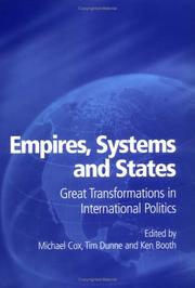 Empires, systems and states great transformations in international politics