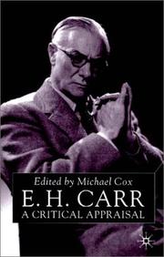 E.H. Carr a critical appraisal