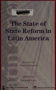The State of state reform in Latin America