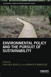 Environmental policy and the pursuit of sustainability