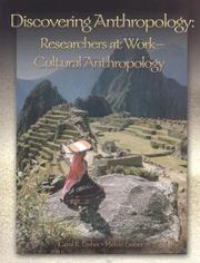 Discovering anthropology researchers at work : cultural anthropology