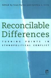 Reconcilable differences turning points in ethnopolitical conflict