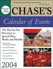 Chase's calendar of events, 2004.