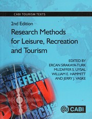 Research methods for leisure, recreation and tourism