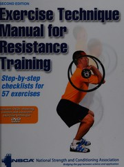 Exercise technique manual for resistance training