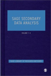 Sage secondary data analysis
