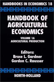 Handbook of agricultural economics