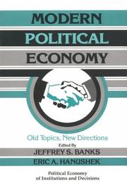 Modern political economy old topics, new directions