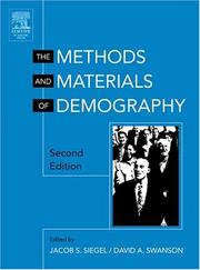 The Methods and materials of demography