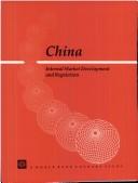China internal market development and regulation.