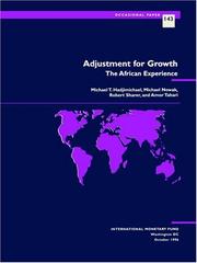 Adjustment for growth the African experience