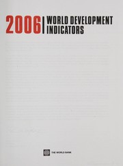 World development indicators, 2006.