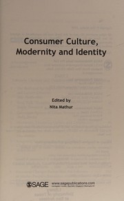 Consumer culture, modernity and identity