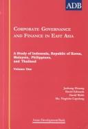 Corporate governance and finance in East Asia a study of Indonesia, Republic of Korea, Malaysia, Philippines, and Thailand.