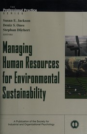 Managing human resources for environmental sustainability