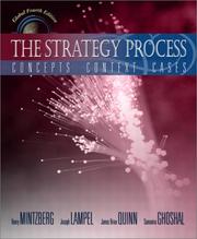 The strategy process concepts, contexts, cases