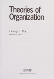 Theories of organization