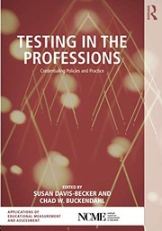 Testing in the professions credentialing policies and practice