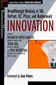 Innovation breakthrough ideas at 3M, DunPont, GE, Pfizerm and Rubbermaid