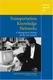 Transportation knowledge networks a management strategy for the 21st century