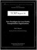 New paradigms for local public transportation organizations.