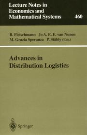 Advances in distribution logistics