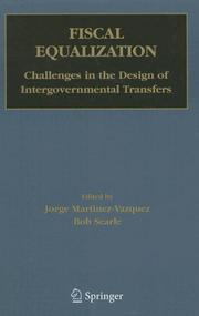 Fiscal equalization challenges in the design of intergovernmental transfers
