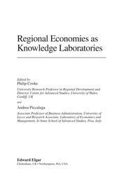 Regional economies as knowledge laboratories