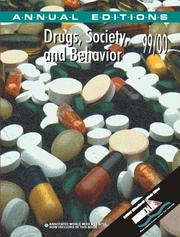 Annual editions drugs, society, and behavior 1999/2000