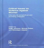 Critical issues on violence against women international perspectives and promising strategies