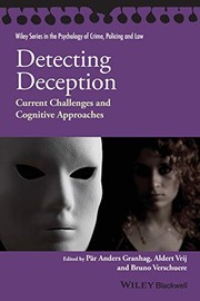 Detecting deception current challenges and cognitive approaches