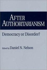 After authoritarianism democracy or disordern
