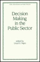 Decision making in the public sector