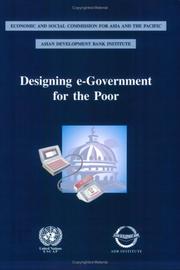 Designing e-government for the poor