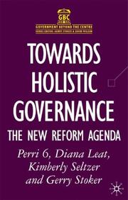 Towards holistic governance the new reform agenda