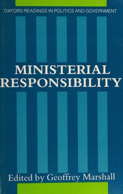 Ministerial responsibility