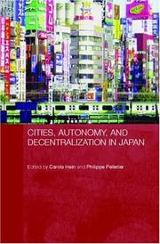 Cities, autonomy and decentralization in Japan