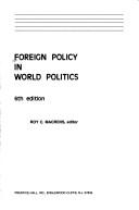 Foreign policy in world politics